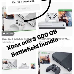 Xbox one s battlefield bundle 500GB